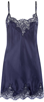 Harrods Short Silk and Lace Chemise