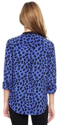 Juicy Couture Dotty Cheetah Silk Blouse