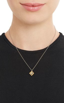 Cathy Waterman Frame Pendant Necklace-Colorless
