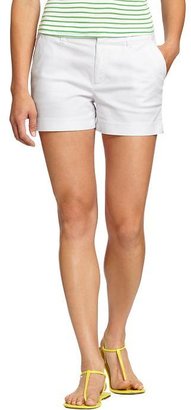 Old Navy Women's Plain-Front Shorts (3 1/2")