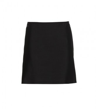 Ferragamo Wool and silk-blend mini skirt