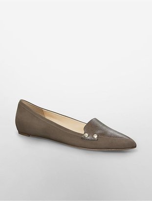 Calvin Klein Womens Beatrice Pointed Toe Flat