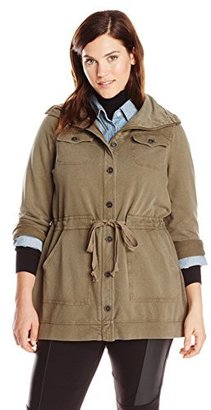 Lucky Brand Women's Plus-Size Ashlyn Military Jacket