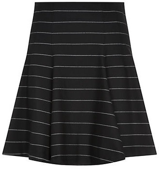 Alice + Olivia Pharl Stripe Flare Skirt