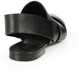 Alexander Wang Irene Leather Slingback Sandals