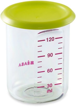 Beaba 5-Ounce Portions Storage Container with Green Lid