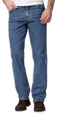 Wrangler Big and tall Texas vintage stonewash light blue regular fit jeans