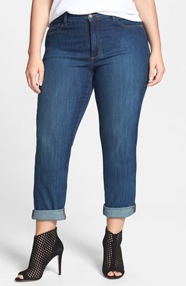 NYDJ 'Tanya' Cuff Slim Boyfriend Jeans (Clarkston) (Plus Size)