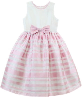 Jayne Copeland Girls' Pink Stripe Dress