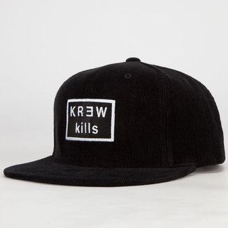 KR3W Kills Corduroy Mens Snapback Hat