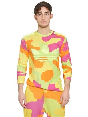 Jeremy Scott Adidas By Neon Camo Printed Long Sleeved T-Shirt