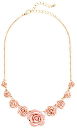Ana Accessories Inc Bead of Roses Necklace in Petal