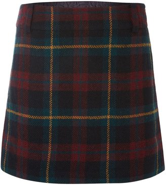 Polo Ralph Lauren Tartan wool mini skirt