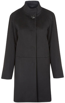 Cinzia Rocca Black Oversized Wool Coat