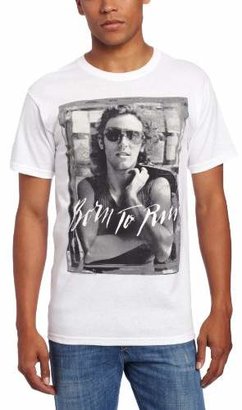 FEA Men's Bruce SpringsT-Shirtn B And W Born To Run Mens T-Shirt