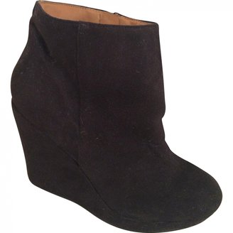 Kurt Geiger Suede Ankle Wedge Boot
