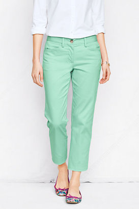Lands' End Women's Tall Fit 2 Chino Crop Pants