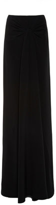 Cushnie Silk Crepe Black Skirt Black