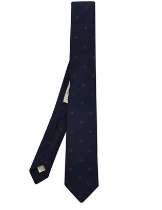 Burberry Euston spot-jacquard silk tie