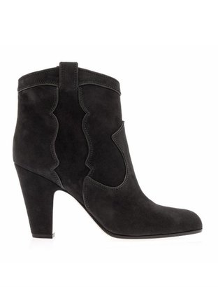 Gianvito Rossi Pearl suede ankle boots