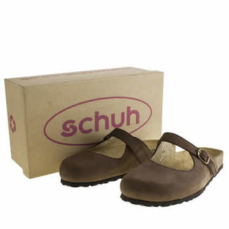 Schuh womens dark brown explore sandals