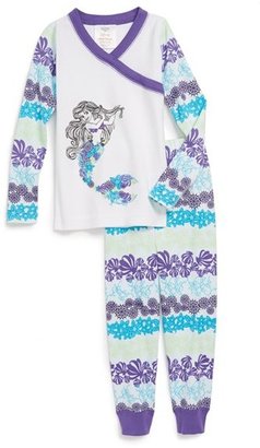 Hanna Andersson 'Disney - Ariel' Two-Piece Fitted Organic Cotton Pajamas (Toddler Girls, Little Girls & Big Girls)