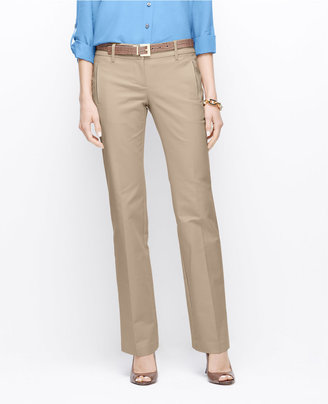 Ann Taylor City Cotton Twill Trousers