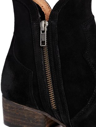 Ravel Moses Leather Side Zip Flat Boots