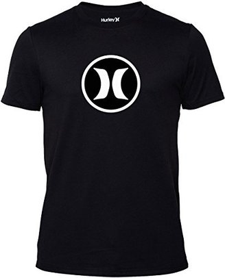 Hurley Men's Icon Dri Fit Premium Short Sleeve T-Shirt, Black, Small