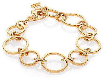 Temple St. Clair Celestial Diamond & 18K Yellow Gold Round Link Chain Bracelet