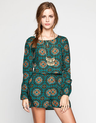 PATRONS OF PEACE Tile Womens Romper