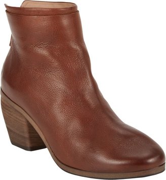 Marsèll Women's Layered Back-Zip Ankle Boots-Brown