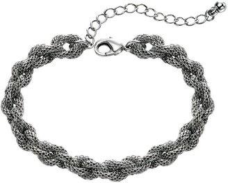 Fiorelli Silver Coloured Rope Chain Bracelet