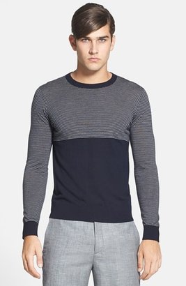 Theory 'Clemunt.New Sovereign' Merino Wool Stripe Sweater