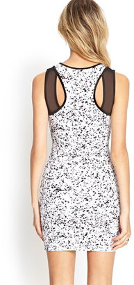 Forever 21 Spotted Scuba Knit Dress