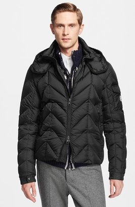 Moncler 'Berriat' Chevron Quilted Down Jacket