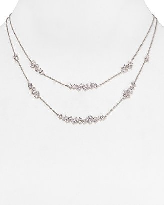 Nadri Star Cluster Double Necklace, 16"
