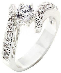 JCPenney city x city Cubic Zirconia Bypass Ring