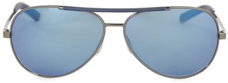 Dolce & Gabbana Gunmetal aviator style sunglasses