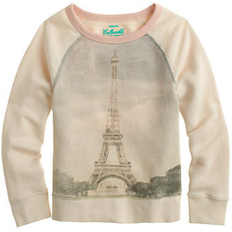 J.Crew Girls' Eiffel Tower sweatshirt