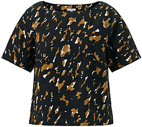 Jigsaw Painted Abstract Print T-Shirt, Multi