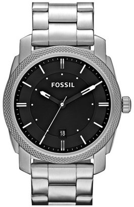 Fossil 'Machine' Bracelet Watch, 42mm