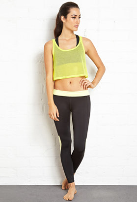 Forever 21 SPORT Cropped Mesh Tank