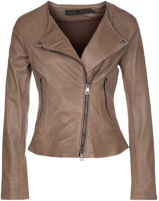 Ventcouvert JADE Leather jacket brown