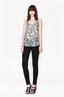 French Connection Paisley Party Sequinned Vest Top
