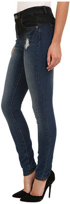 Dollhouse High Rise Ombre Skinny Jean in Smoke Wash