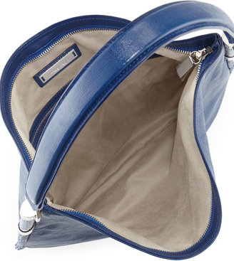 Jimmy Choo Zoe Medium Leather Hobo Bag, Cobalt