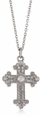 KC Designs Faithfully Yours Diamond 14k Gold Medium Byzantine Cross