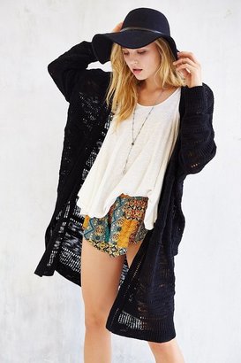 Urban Outfitters Ecote Open-Stitch Duster Cardigan