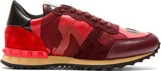 RED Valentino Valentino Red & Black Camo Sneakers